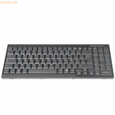 4016032356042 - DIGITUS DS-72000FR - keyboard - French - black Input Device - Tastaturen - Französisch - Schwarz