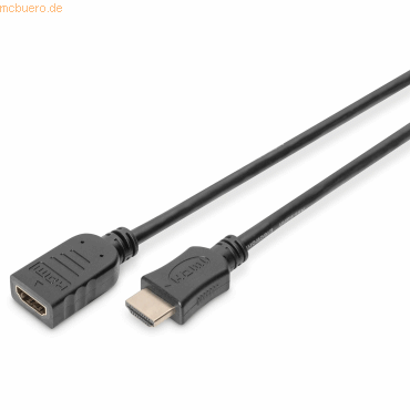 4016032291138 - ASSMANN HDMI Verlängerung Typ A 20m Ultra HD 24p gold sw