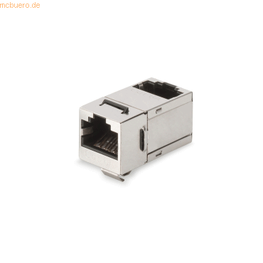 4016032445630 - DIGITUS CAT 6A Modular Kupplung geschirmt 90 Grad Winkel RJ45-