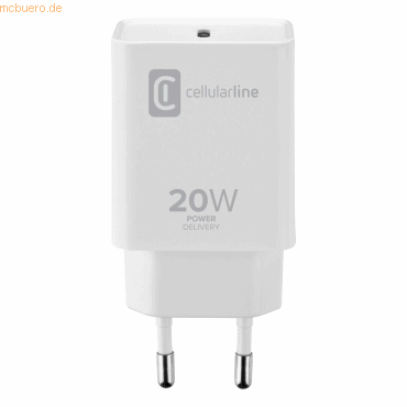 Cellularline Cellularline USB-C CHARGER für APPLE 20W, white