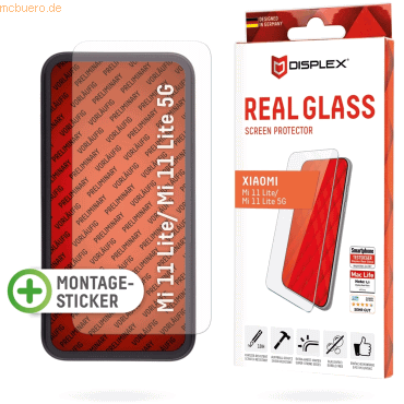 4028778112967 - DISPLEX Real Glass Xiaomi Mi 11 Lite