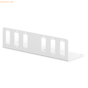 4016032466123 - DIGITUS Adapterplatte für DN-96800S-2 grau 6x SC-DX LC-QD