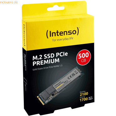 Intenso International Intenso 500GB Solid State Drive M.2 2280 PREMIUM