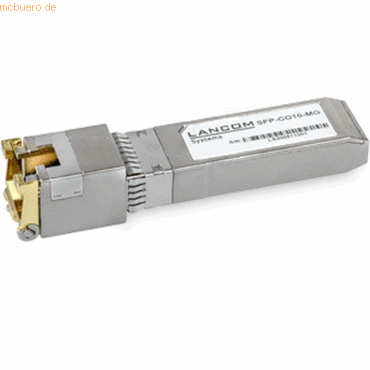 4044144601897 - LANCOM SFP-CO10-MG - SFP+-Transceiver-Modul - 10 GigE - 10GBase-T - RJ-45 - bis zu 30 m (Packung mit 10)