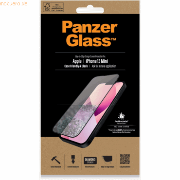 PanzerGlass PanzerGlass E2E iPhone 13 mini CF, Black