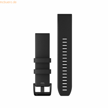 Garmin Garmin Ersatzarmband QuickFit 22mm - Silikon Schwarz/Schwarz