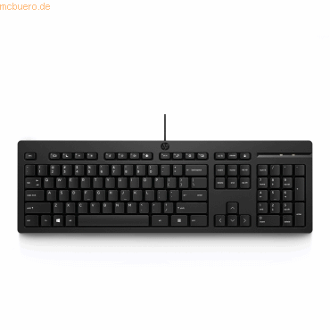 Hewlett Packard HP 125 USB Tastatur - deutsches Layout