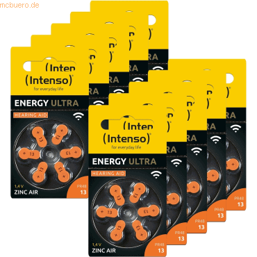 4034303028993 - Hörgerätebatterie PR48-13 145 v 60 St 230 mAh Zink-Luft 7504426MP - Intenso