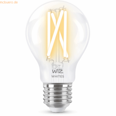 Signify WiZ Filament 60W E27 Standardform Clear Doppelpack