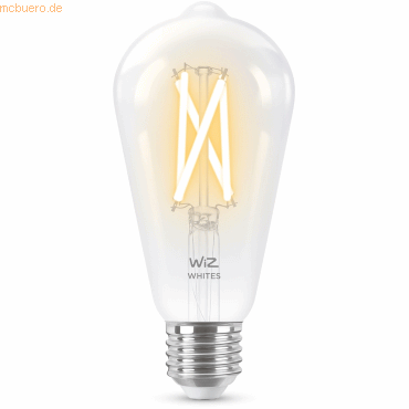 Signify WiZ Filament 60W E27 Edisonform Clear Einzelpack