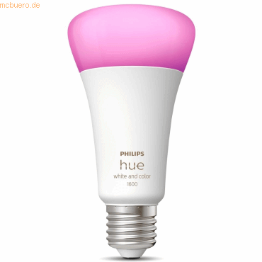 Signify Philips Hue White & Col. Amb. E27 Einzelpack 1100lm 100W