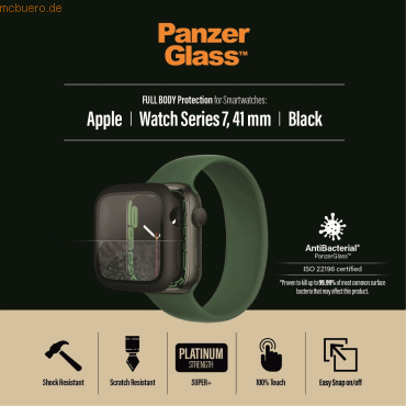 PanzerGlass PanzerGlass Full Body Apple Watch Series 9 /8 / 7 41mm