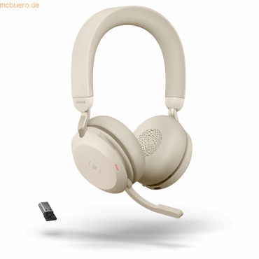 GN Audio Germany JABRA Evolve2 75 Stereo MS (USB-A) Bluetooth beige