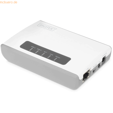 Assmann Digitus 2-Port USB 2.0 Wireless Multifunction Network Server
