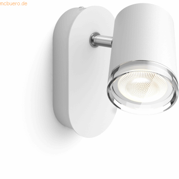 8719514340855 - Hue LED-Bad-Deckenleuchte 871951434085500 Hue White Amb Adore Spot 1 flg Weiß 350lm inkl Dimmschalter GU10 5 W