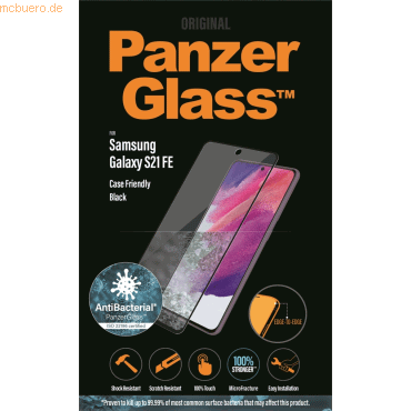 PanzerGlass PanzerGlass E2E Curved Samsung Galaxy S21 FE CF, Antibakt.