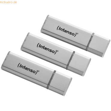 Intenso International 3 x Intenso Speicherstick USB 2.0 Alu Line 32GB