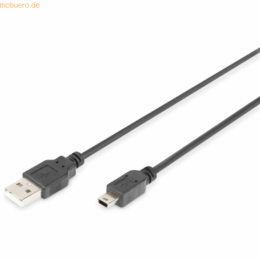 Assmann DIGITUS USB 2.0-Anschlusskabel, Typ A auf Mini B