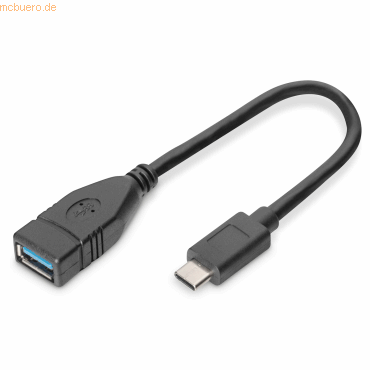 Assmann DIGITUS USB Type-C Adapter / Konverter, OTG, Type-C auf A