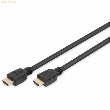 4016032472018 - HDMI Anschlusskabel HDMI-A Stecker 100 m Schwarz DB-330124-010-S Ultra HD (8K) vergoldete Steckkontakte HDMI-Kabel