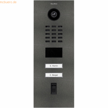 DoorBird DoorBird D2102FV IP Video Türstation Fingerprint 50, DB 703