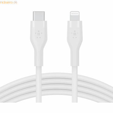 Belkin Belkin Flex Lightning/USB-C, Apple zert., 1m, weiß