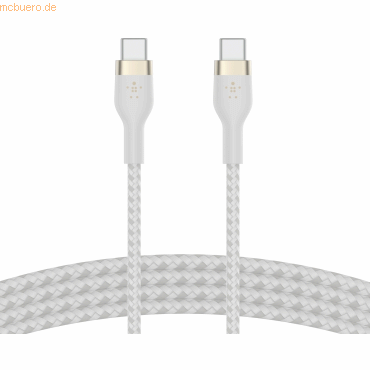 Belkin Belkin PRO Flex USB-C/USB-C Kabel, bis 60W, 1m, weiß