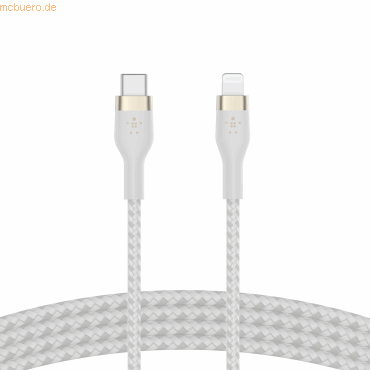 Belkin Belkin PRO Flex Lightning/USB-C,bis 15W, Apple zert.,2m, weiß