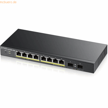 Zyxel ZyXEL GS1900-10HP V2 8-Port GbE L2 PoE+ Smart Switch 2 SFP 77W