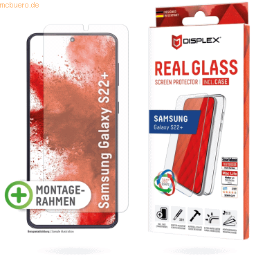 4028778116170 - Displex Real Glass + Case Schutzset für Samsung Galaxy S22+