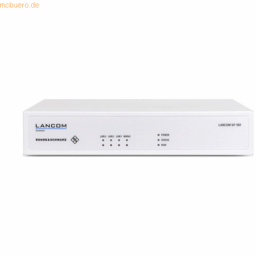 4044144550126 - LANCOM Systems LANCOM R&S Unified Firewall UF-160 Next-Gen UTM-Firewal 4044144550126 - LANCOM Systems LANCOM R&S Unified Firewall UF-160 Next-Gen UTM-Firewal