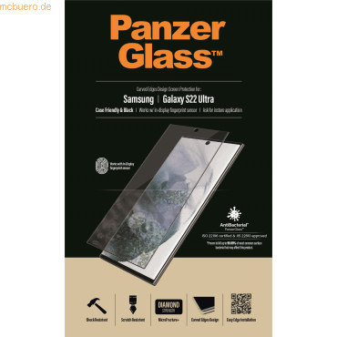 5711724072956 - Display-Schutzglas für Galaxy S22 Ultra 5711724072956 PanzerGlass