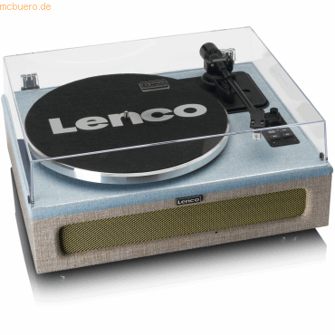 8711902069645 - LENCO Plattenspieler LS-440 mit 4 eingebauten Lautsprechern blau Plattenspieler