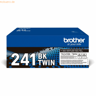 Brother Brother Toner Doppelpack TN-241BKTWIN (ca. 2x 2500 Seiten)