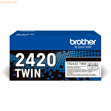 Brother Brother Toner Doppelpack TN-2420TWIN (ca. 2x 3000 Seiten)