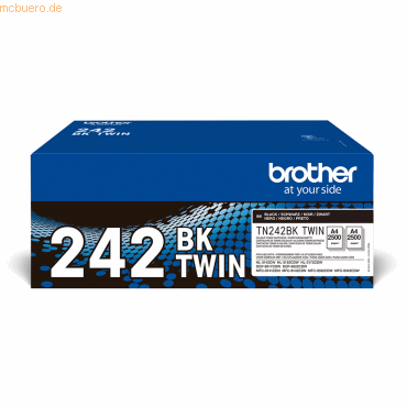 Brother Brother Toner Doppelpack TN-242BKTWIN (ca. 2x 2500 Seiten)