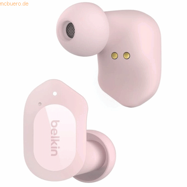 Belkin Belkin SOUNDFORM Play True Wireless In-Ear Kopfhörer, rosa