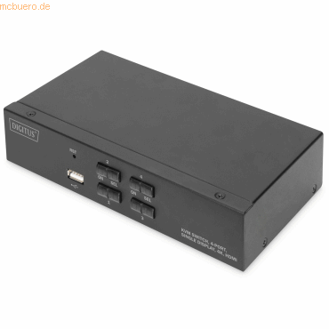 Assmann DIGITUS KVM-Switch, 4-Port, Single-Display, 4K, HDMI