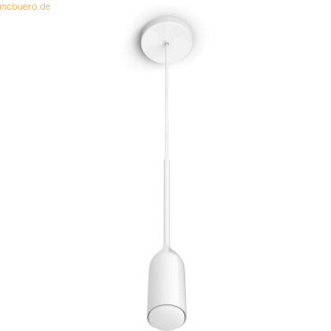 8719514341234 - weiß ZE-KOM Philips Hue White Amb LED-Pendelleuchte Devote weiß dimmbar 929003055701 8719514341234