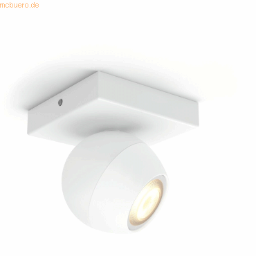 Signify Philips Hue White Amb. Buckram Spot 1 flg weiß 350lm DS-