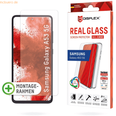 4028778117696 - DISPLEX Real Glass + Case Schutzset für Samsung Galaxy A53 5G