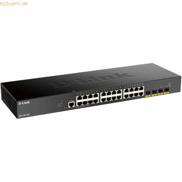 0790069467875 - D-Link DGS 1250-28X - Switch - L3 Lite - Smart - 24 x 10 100 1000 + 4 x 10 Gigabit SFP+ - an Rack montierbar