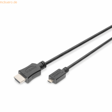 Assmann DIGITUS 4K HDMI High Speed Verbindungskabel, Typ-D auf Typ-A