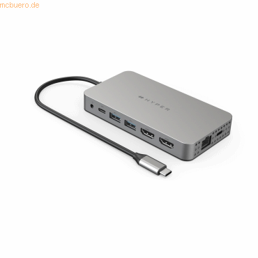 Targus Hyper Drive Dual 4K HDMI 10-in-1 USB-C Hub