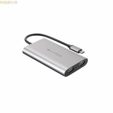Targus Hyper Drive USB-C To Dual HDMI Adapter+PD over USB (M1)