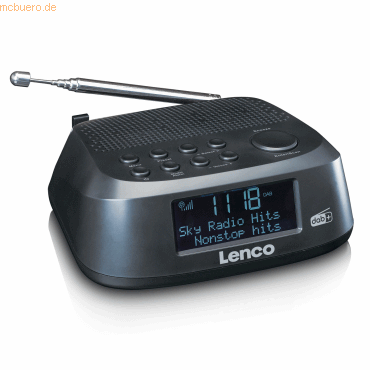 Lenco Lenco CR-605BK Radio mit DAB+ und UKW-Radio, Schwarz