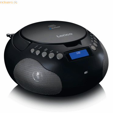 Lenco Lenco SCD-341BK Boombox mit DAB+/ FM radio und Bluetooth