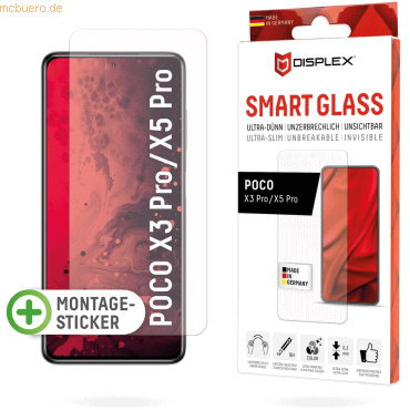 4028778117368 - DISPLEX Smart Glass Poco X3 Pro X5 Pro