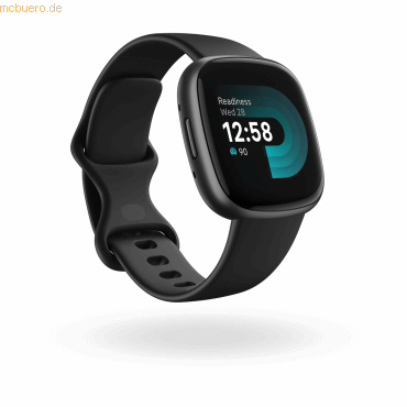 fitbit Versa 4, Black Graphite