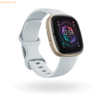 fitbit Sense 2, Blue Mist / Soft Gold